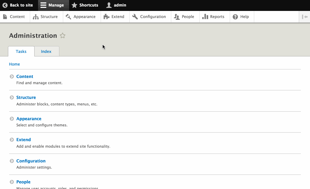 Use drupal core to enable module.
