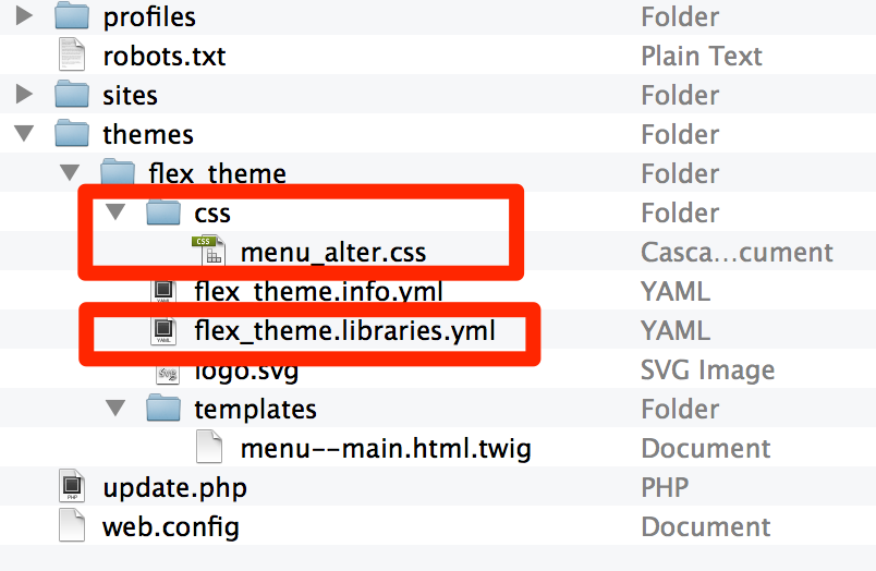 Using a custom theme for styling